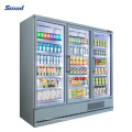 Commercial Fridge Plug in Glass Door Multideck Open Display Chiller Refrigerator